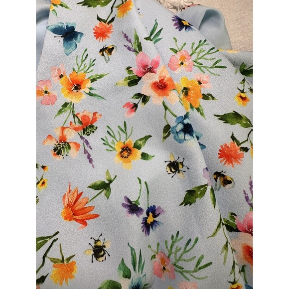 Alexia Admor Womens August Midi Dress Halogen Garden V-neck Plus Size 2X #11 - Picture 6 of 11